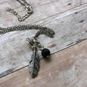 3/$20 Feather Charm Necklace